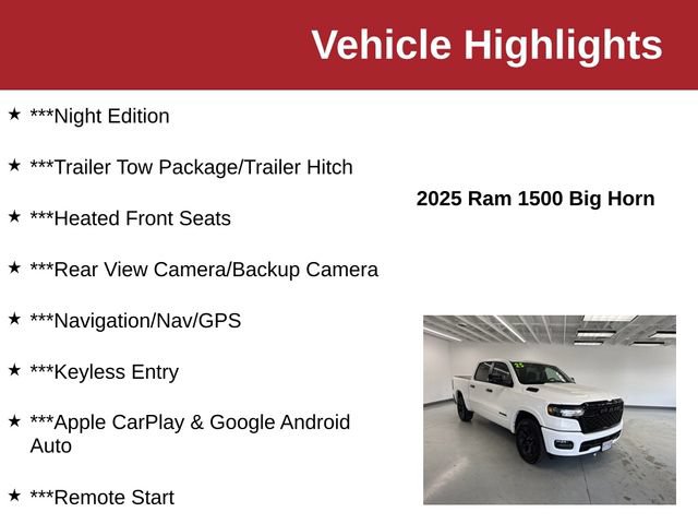 Used 2025 RAM 1500 Big Horn AWD/4WD image 10