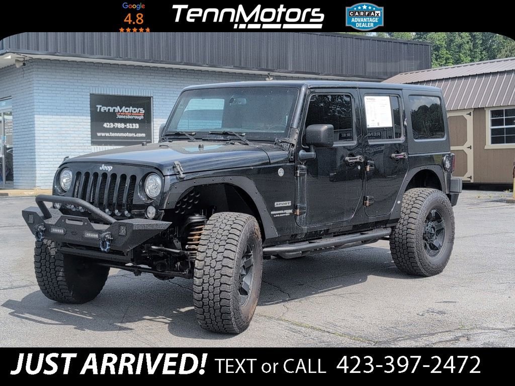 Used 2018 Jeep Wrangler Unlimited Sport S AWD/4WD image 1