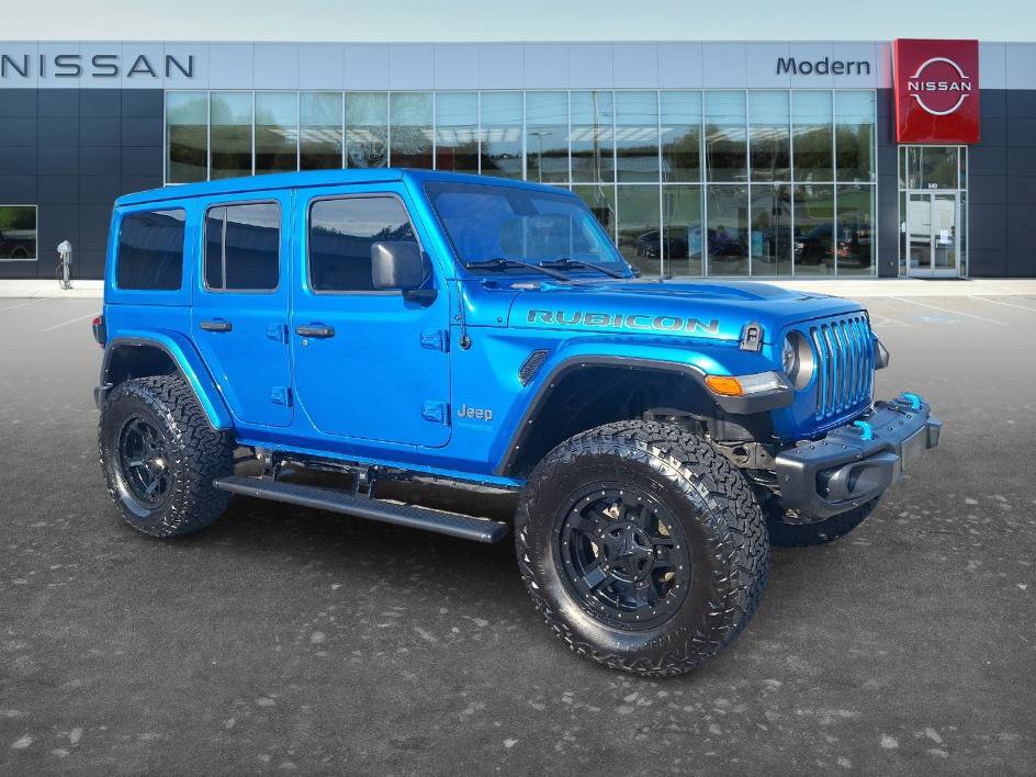 Used 2021 Jeep Wrangler Unlimited Rubicon 4xe w/ Steel Bumper Group AWD/4WD image 3