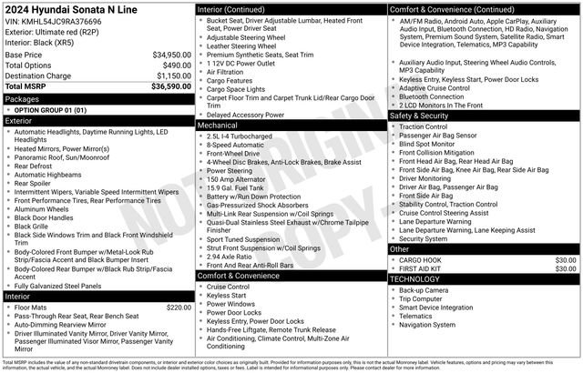 Used 2024 Hyundai Sonata N Line image 30
