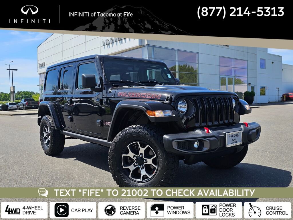 Used 2021 Jeep Wrangler Unlimited Rubicon w/ Uconnect 4C Nav & Sound Group AWD/4WD video 1