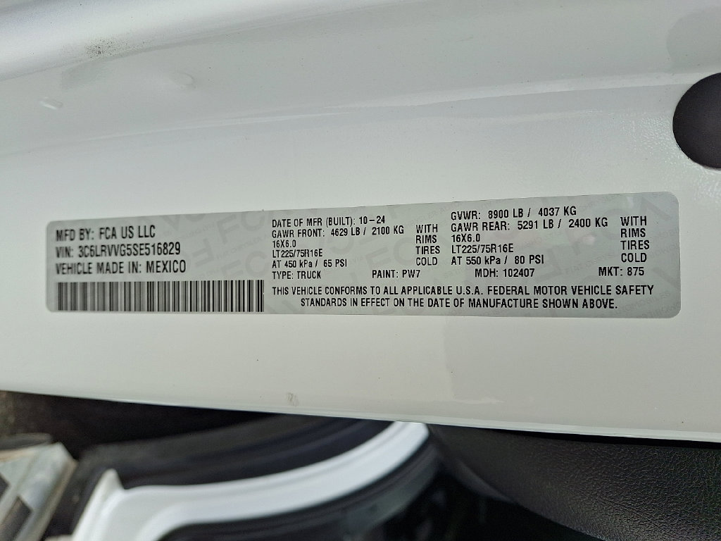 Used 2025 RAM ProMaster 2500 w/ U-Haul Equipment Group FWD image 26