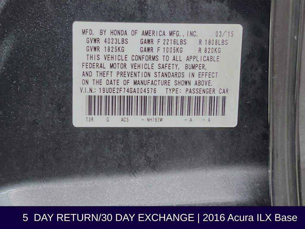 Used 2016 Acura ILX image 35