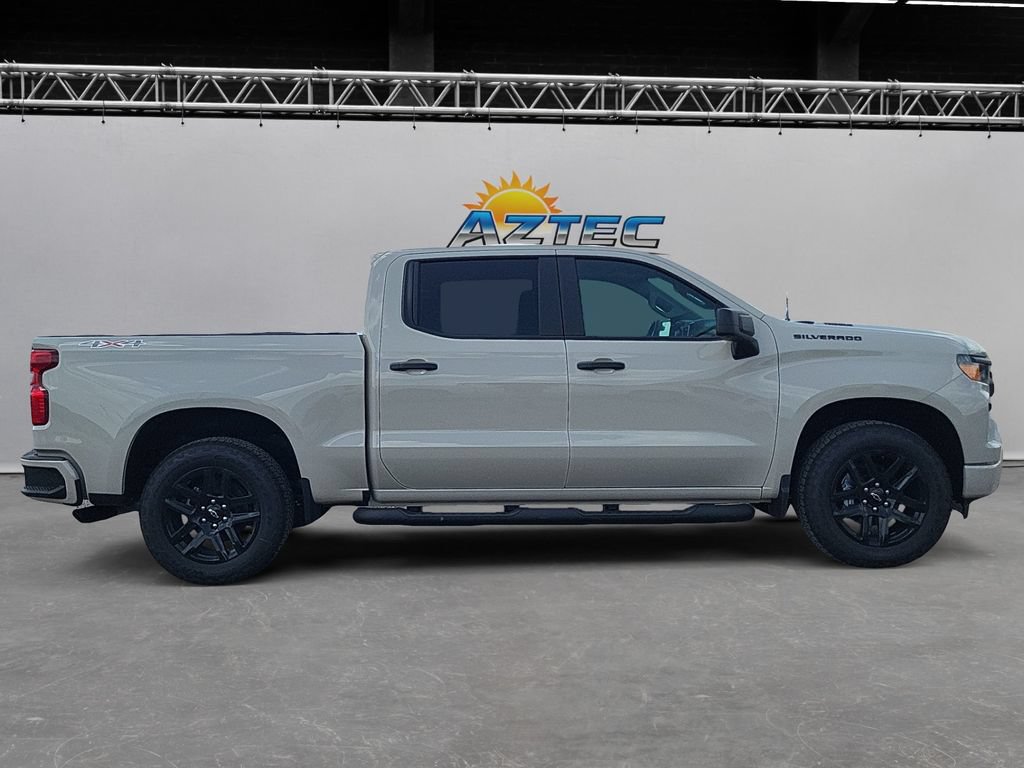 New 2026 Chevrolet Silverado 1500 Custom w/ Turbomax Blackout Package AWD/4WD image 4