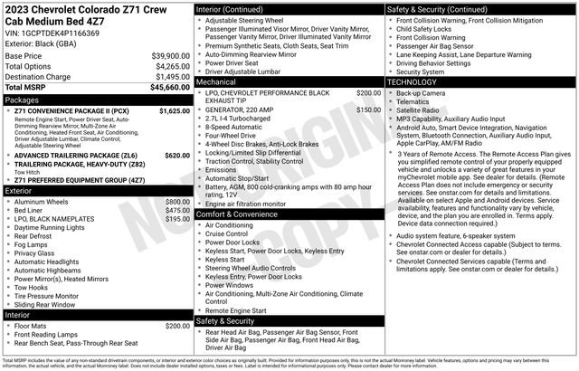 Used 2023 Chevrolet Colorado Z71 w/ Z71 Convenience Package 2 AWD/4WD video 2
