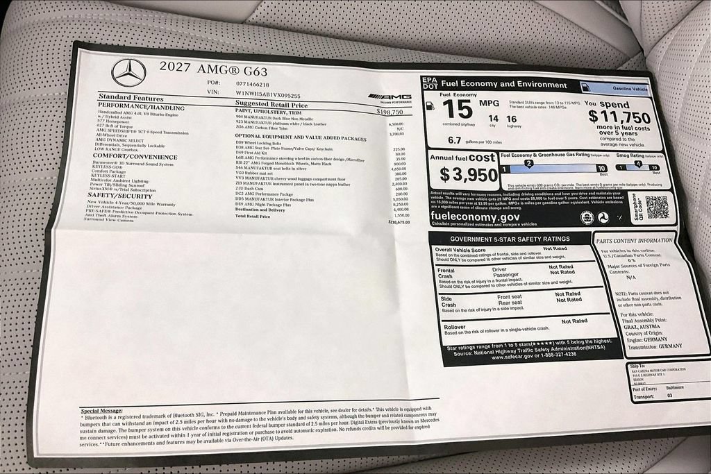 New 2027 Mercedes-Benz G 63 AMG 4MATIC image 13