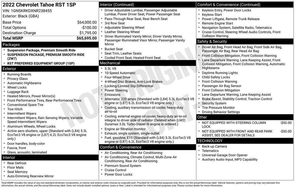 Certified 2022 Chevrolet Tahoe RST image 10