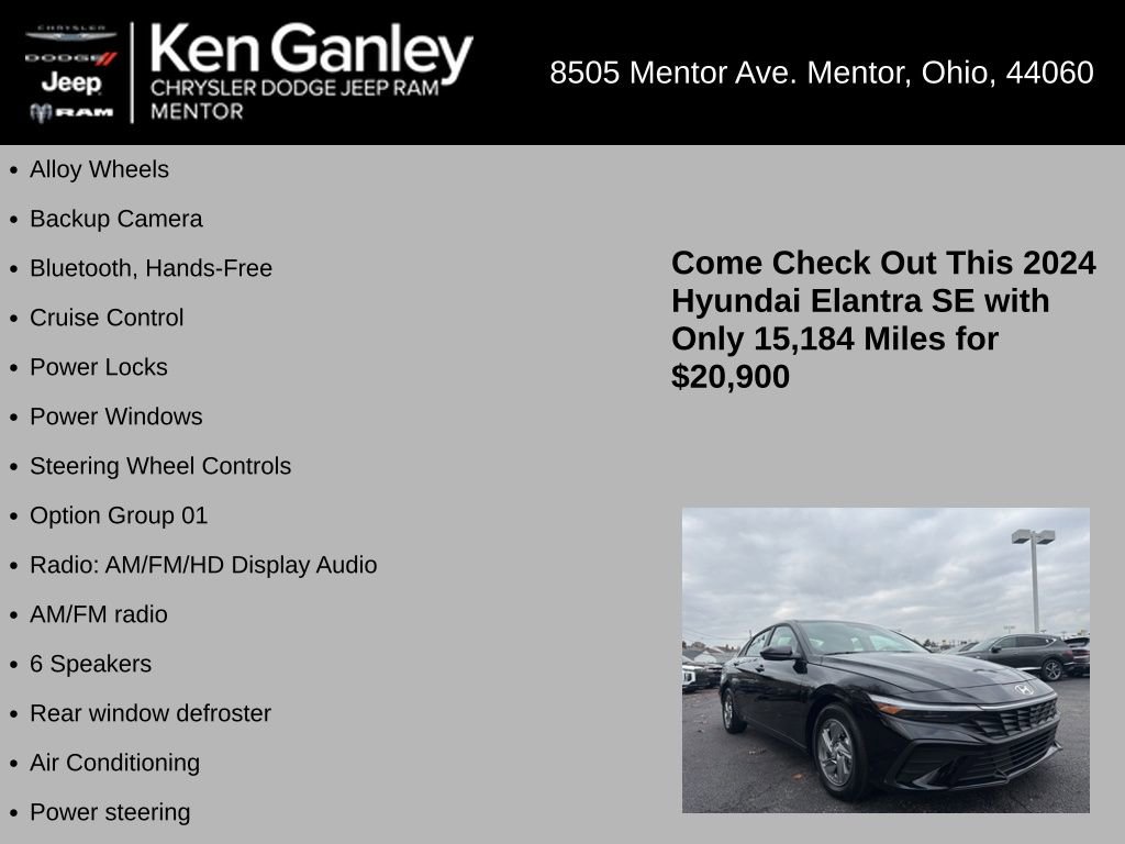 Used 2024 Hyundai Elantra SE image 5