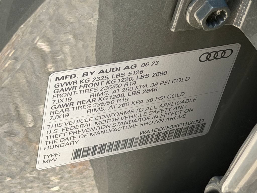 Certified 2023 Audi Q3 2.0T Premium Plus w/ Premium Plus Package AWD/4WD image 9