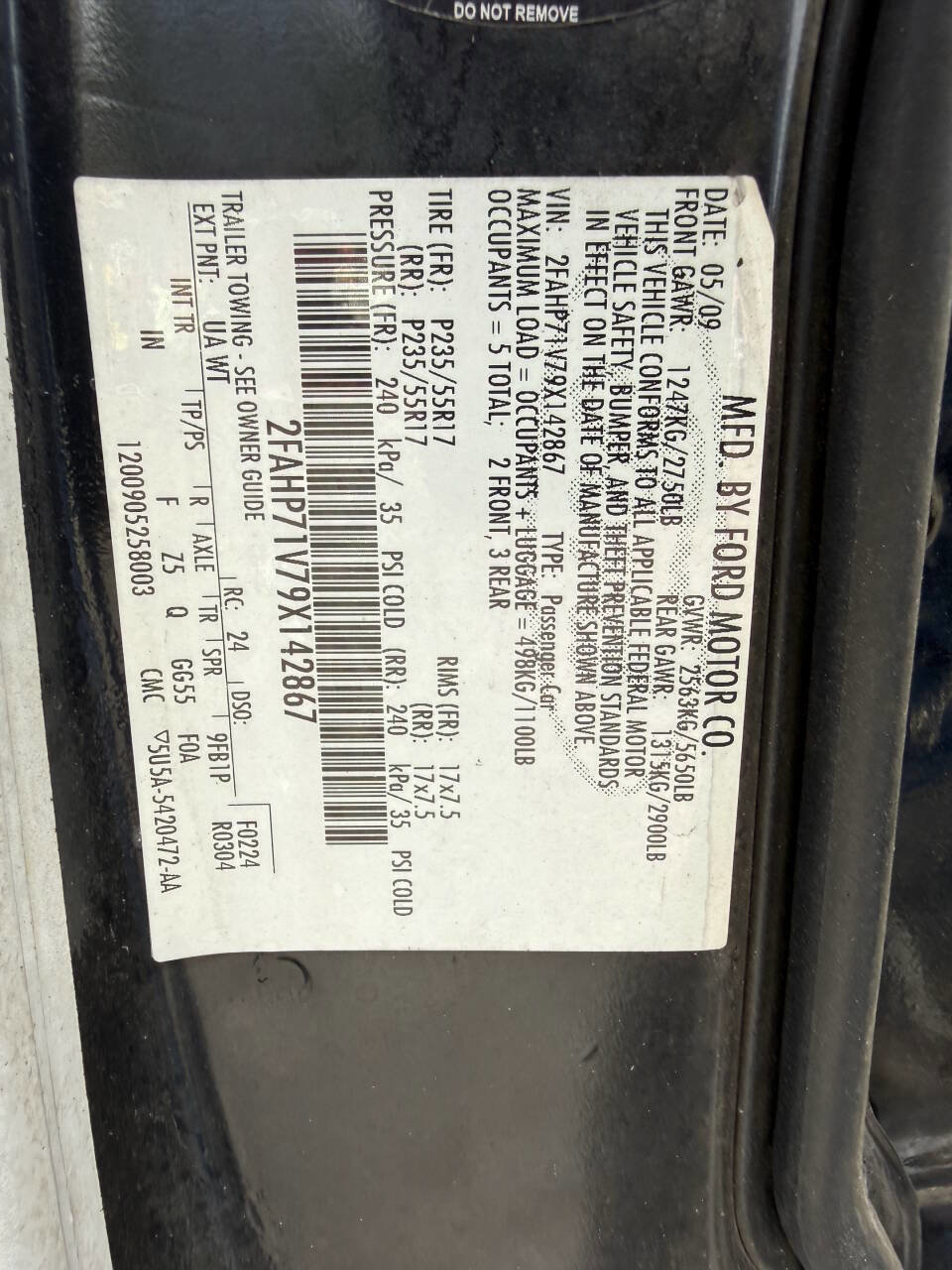 Used 2009 Ford Crown Victoria Police Interceptor RWD image 19