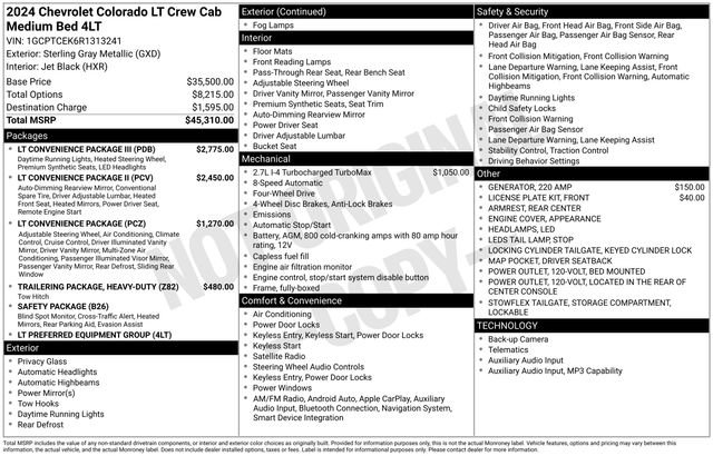 Used 2024 Chevrolet Colorado LT w/ LT Convenience Package III AWD/4WD image 20