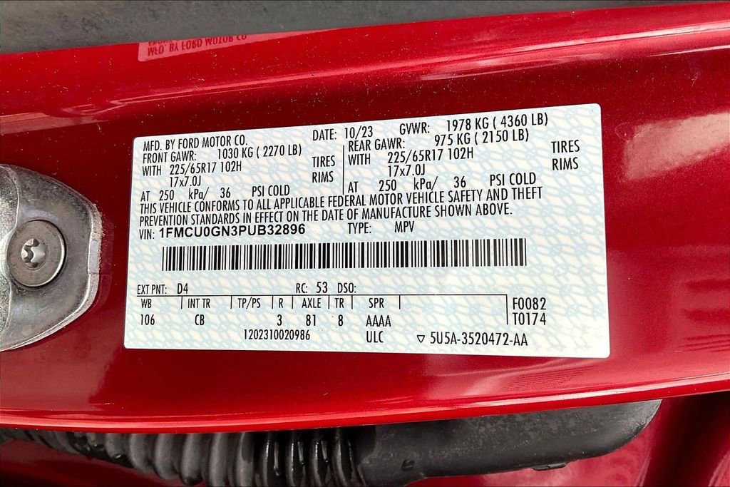 Used 2023 Ford Escape Active w/ Cold Weather Package FWD image 35