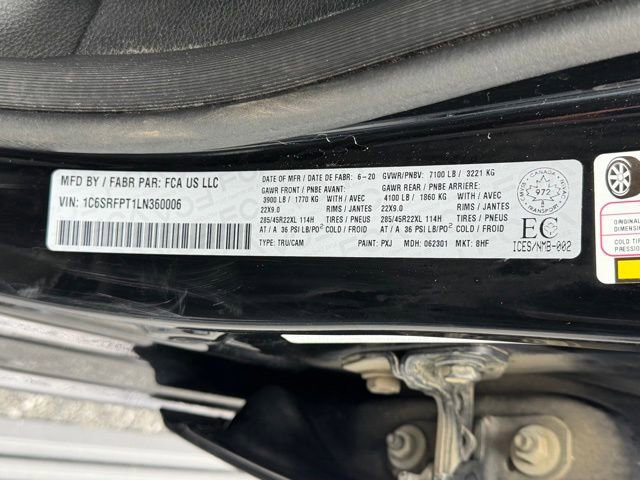 Used 2020 RAM 1500 Limited w/ Black Appearance Package image 26