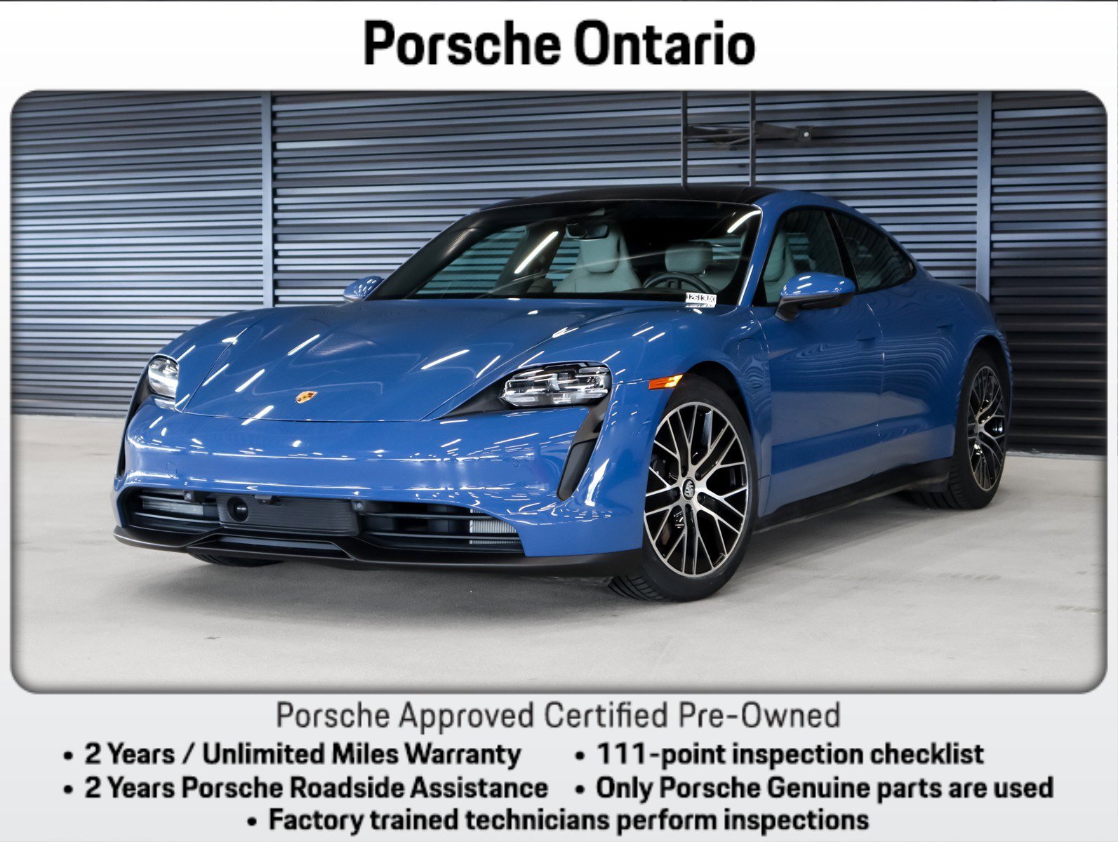 Certified 2024 Porsche Taycan image 1