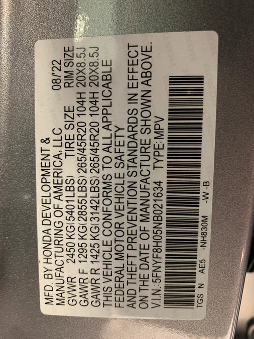 Used 2022 Honda Passport Elite image 65