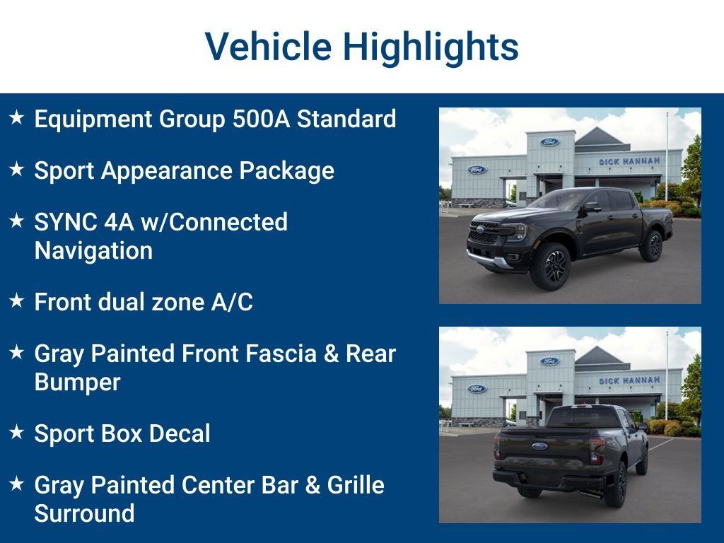 New 2025 Ford Ranger Lariat image 3