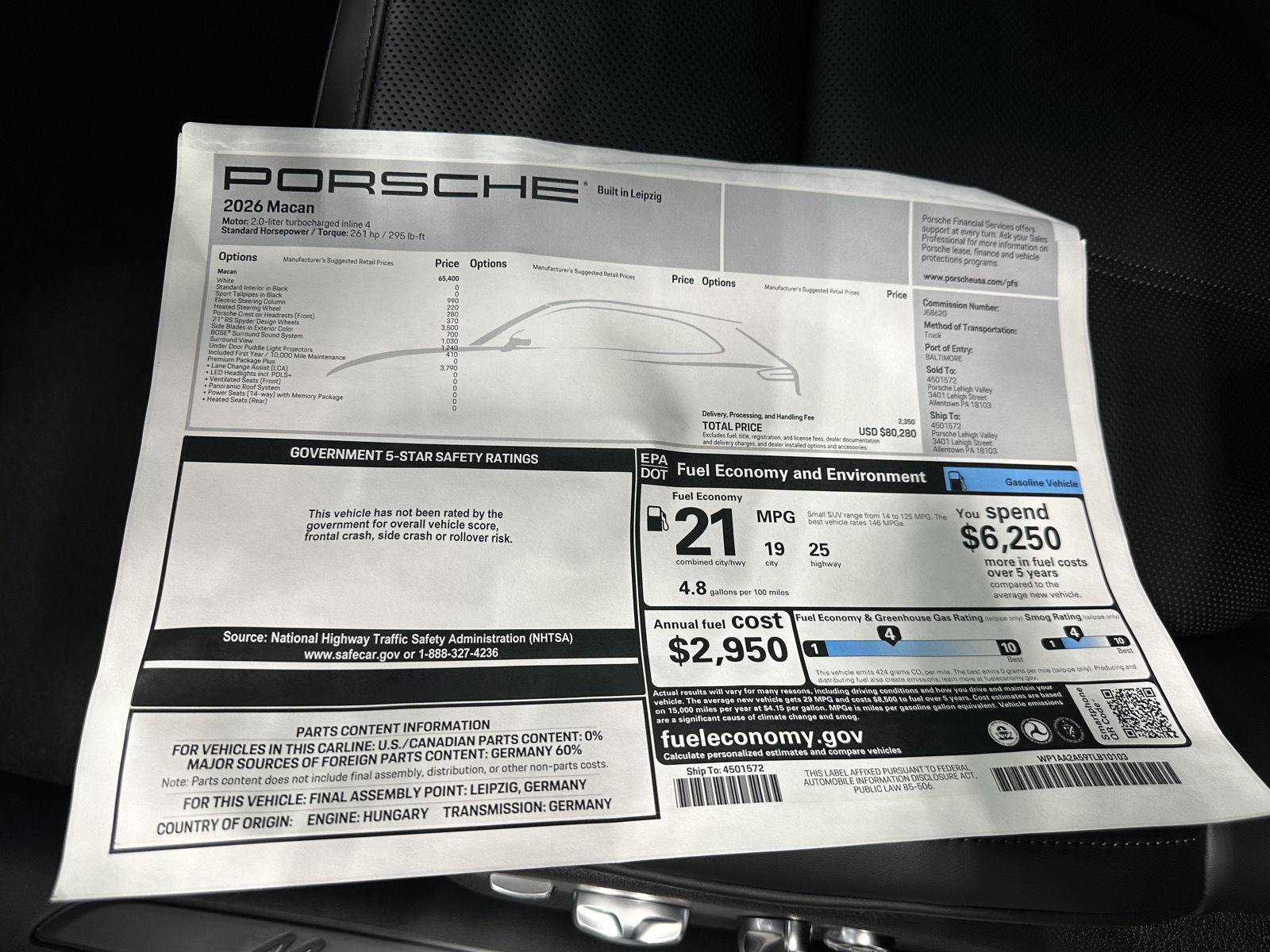 New 2026 Porsche Macan AWD/4WD image 47