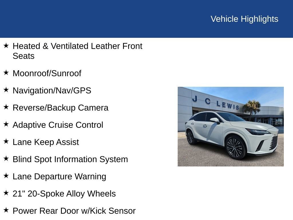 Used 2024 Lexus RX 350 Premium Plus w/ Convenience Package FWD image 32