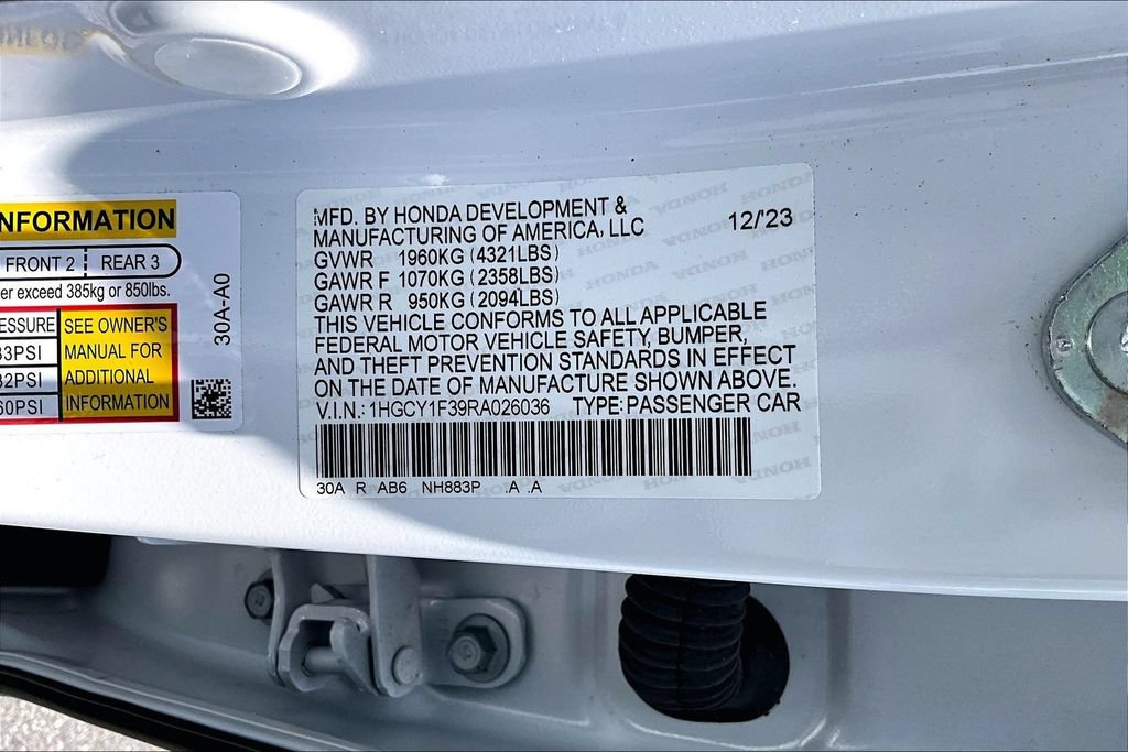 Used 2024 Honda Accord EX image 16