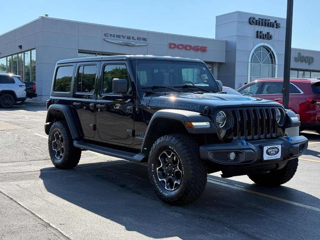 Used 2022 Jeep Wrangler Unlimited Rubicon 4xe w/ Cold Weather Group AWD/4WD image 13
