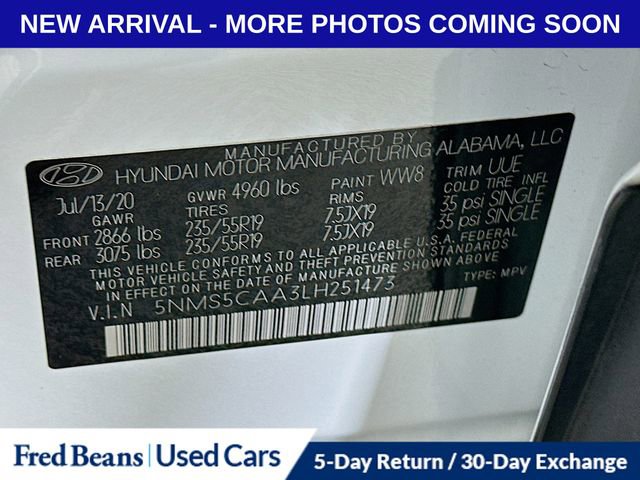 Used 2020 Hyundai Santa Fe Limited w/ Cargo Package image 35