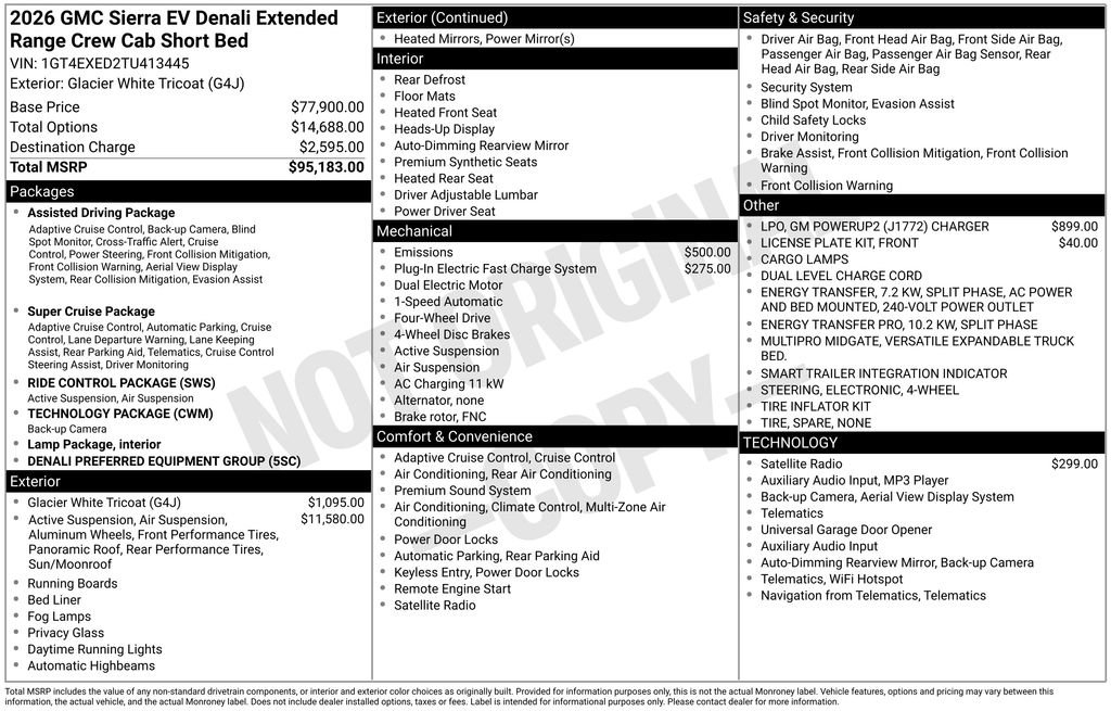 New 2026 GMC Sierra EV Denali image 6