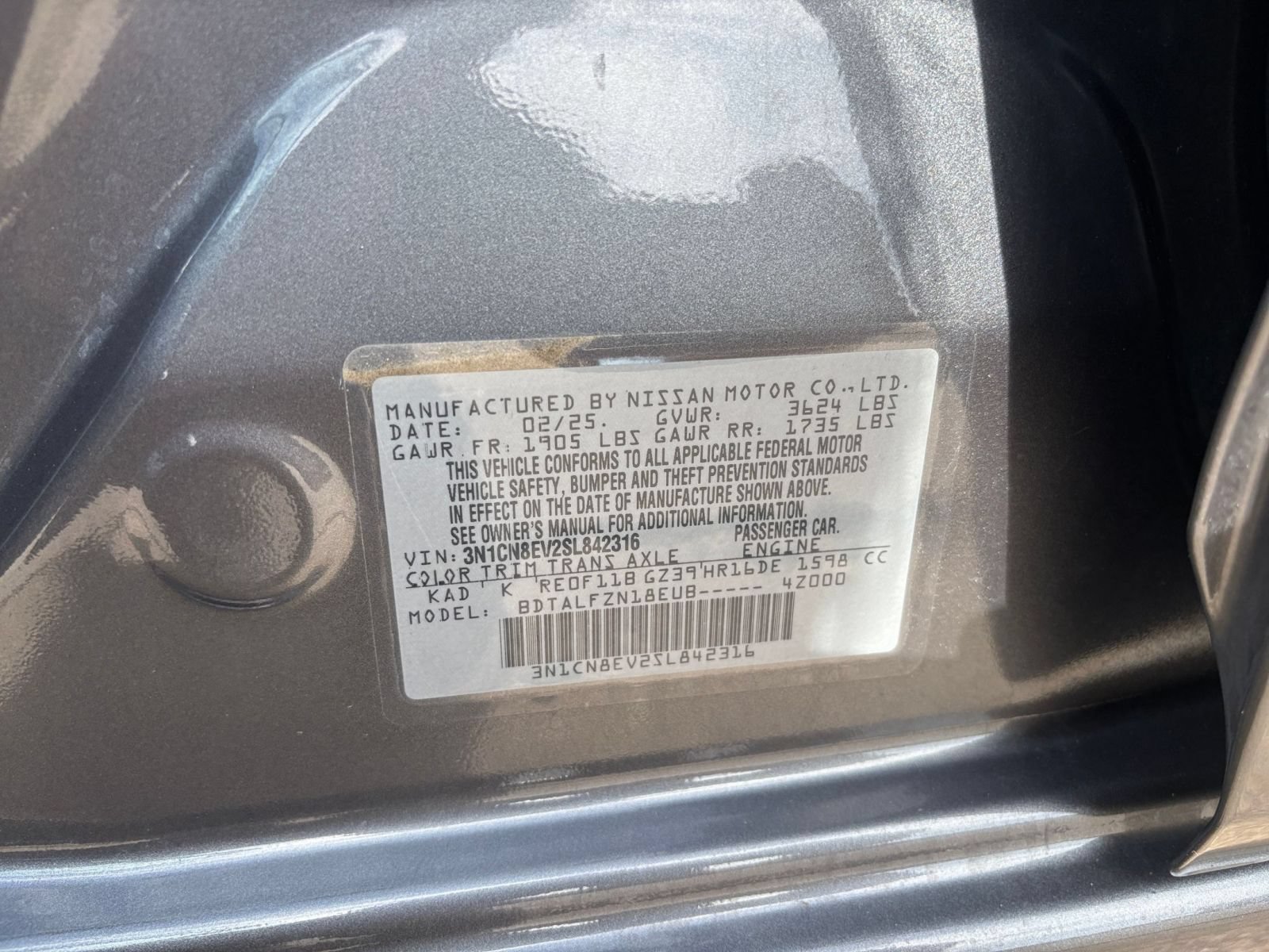Used 2025 Nissan Versa SV FWD image 27