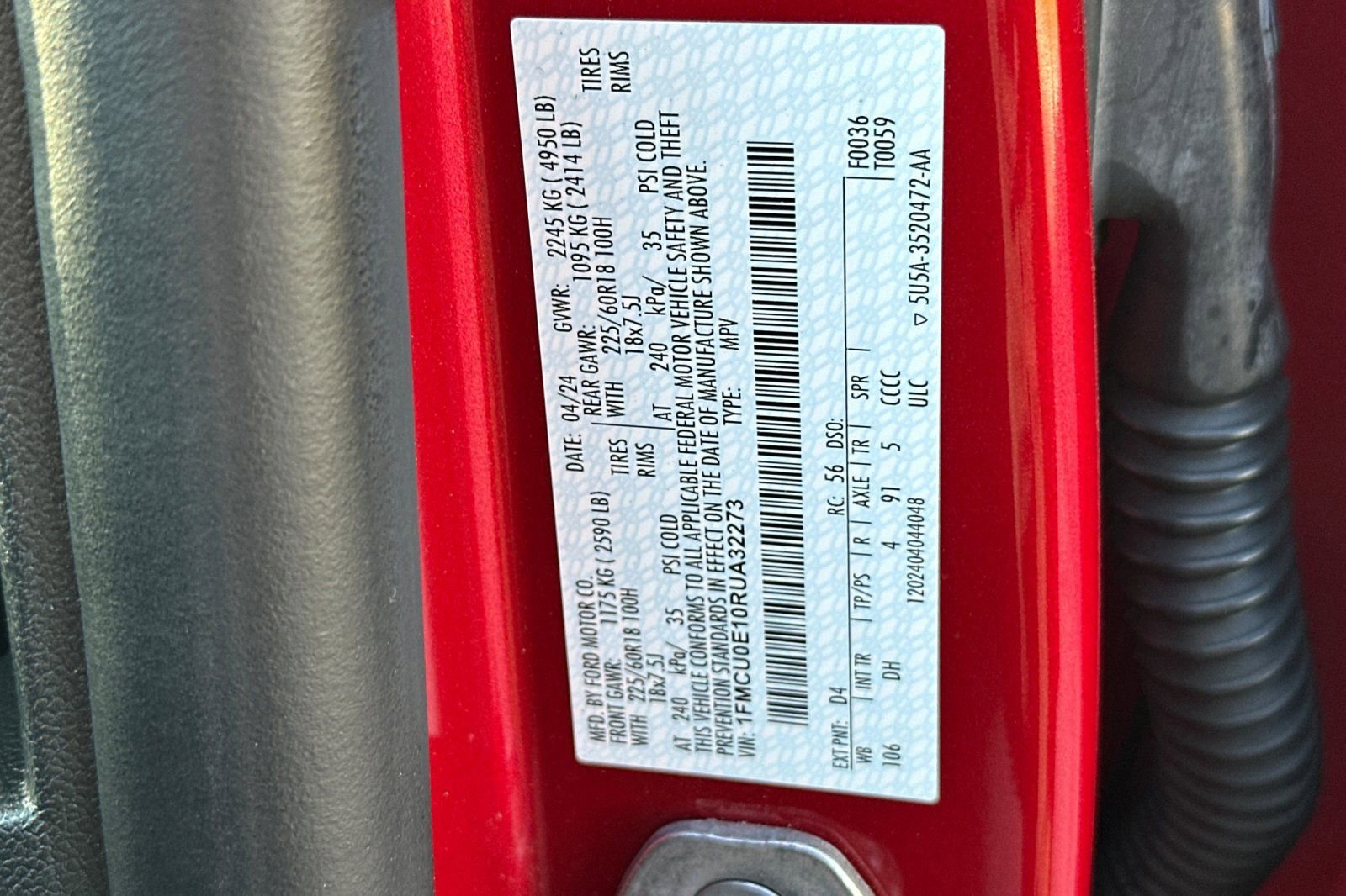 Used 2024 Ford Escape SE w/ PHEV Premium Package image 31