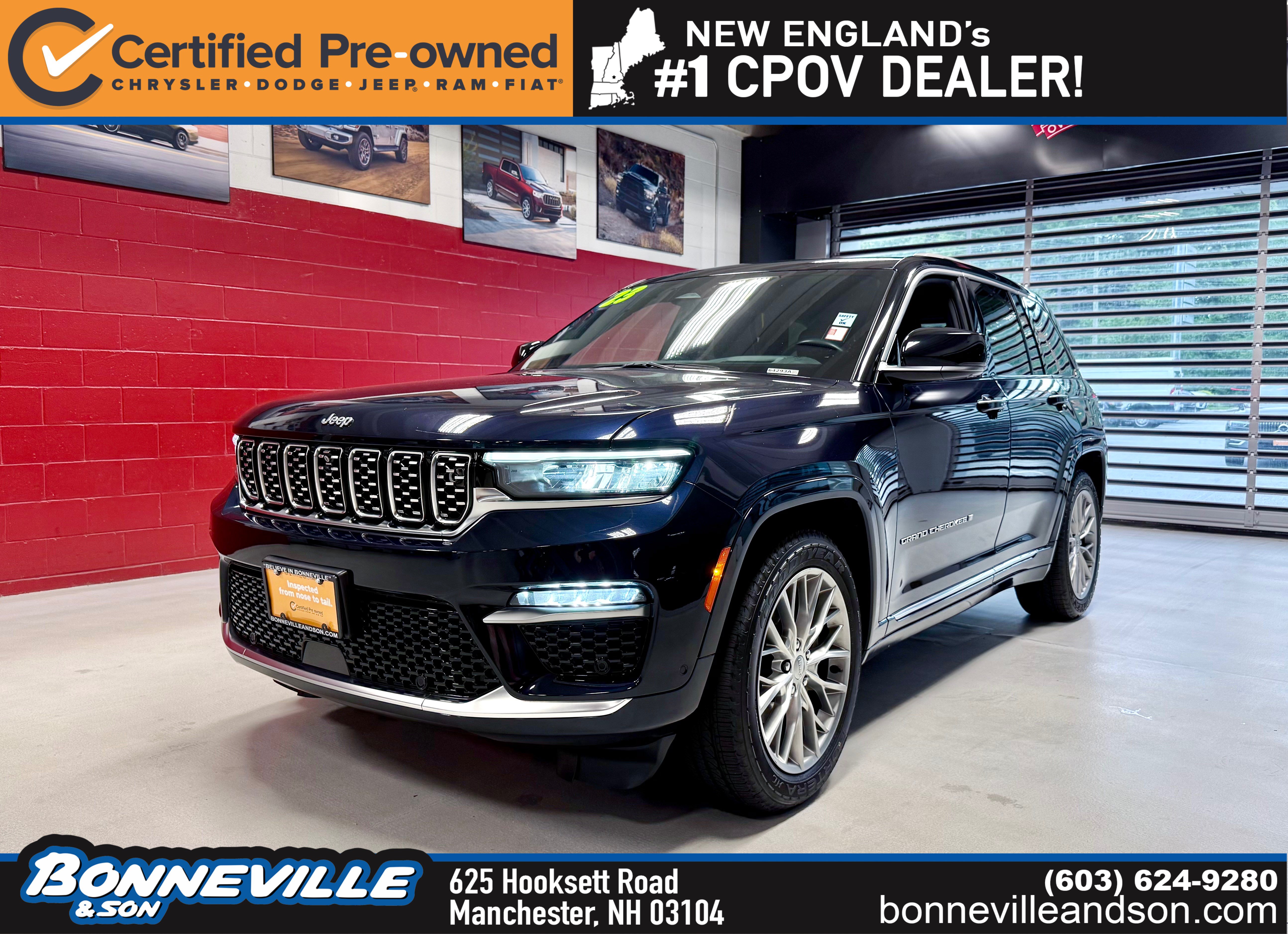 Certified 2023 Jeep Grand Cherokee Summit w/ Adv Protech Group IV