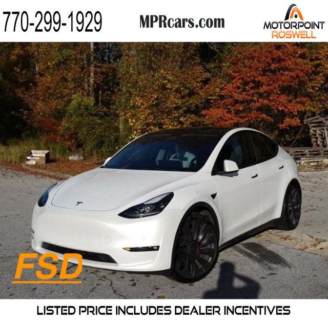 Used 2021 Tesla Model Y Performance AWD/4WD image 1