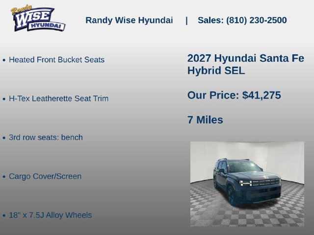 New 2027 Hyundai Santa Fe SEL AWD/4WD image 15