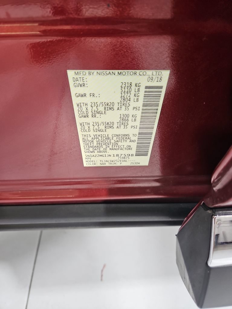 Used 2018 Nissan Murano Platinum FWD image 29