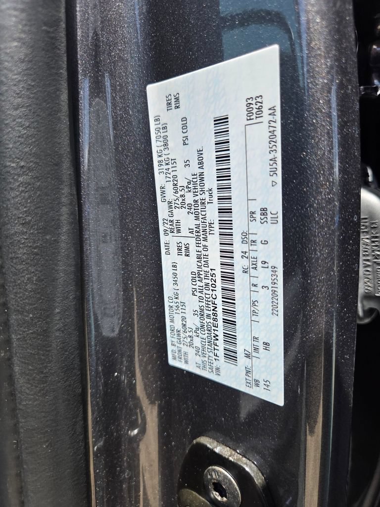 Used 2022 Ford F150 Lariat AWD/4WD image 32