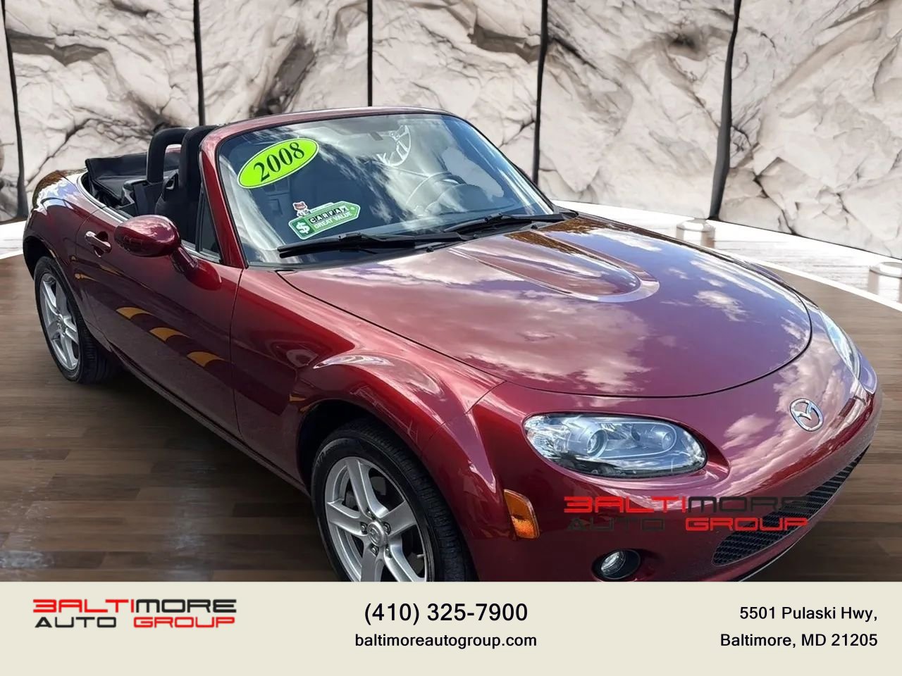 Used 2008 MAZDA MX-5 Miata Sport RWD image 3