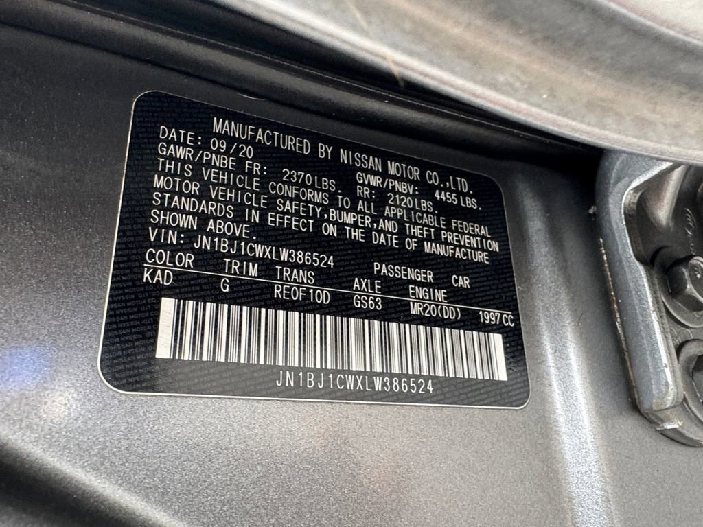 Used 2020 Nissan Rogue Sport SV w/ All-Weather Package image 20