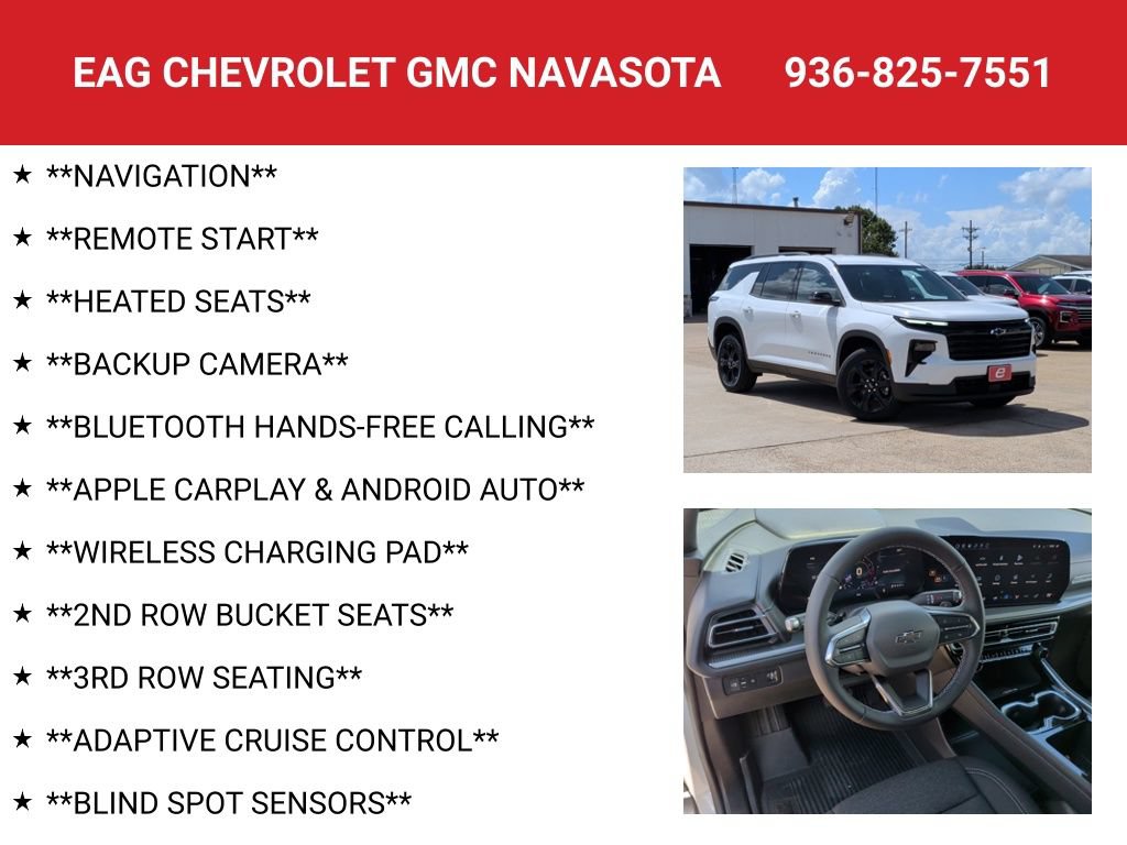 New 2027 Chevrolet Traverse LT w/ Midnight/Sport Edition FWD image 4