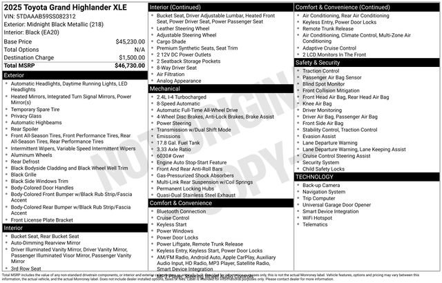 Used 2025 Toyota Grand Highlander AWD image 4