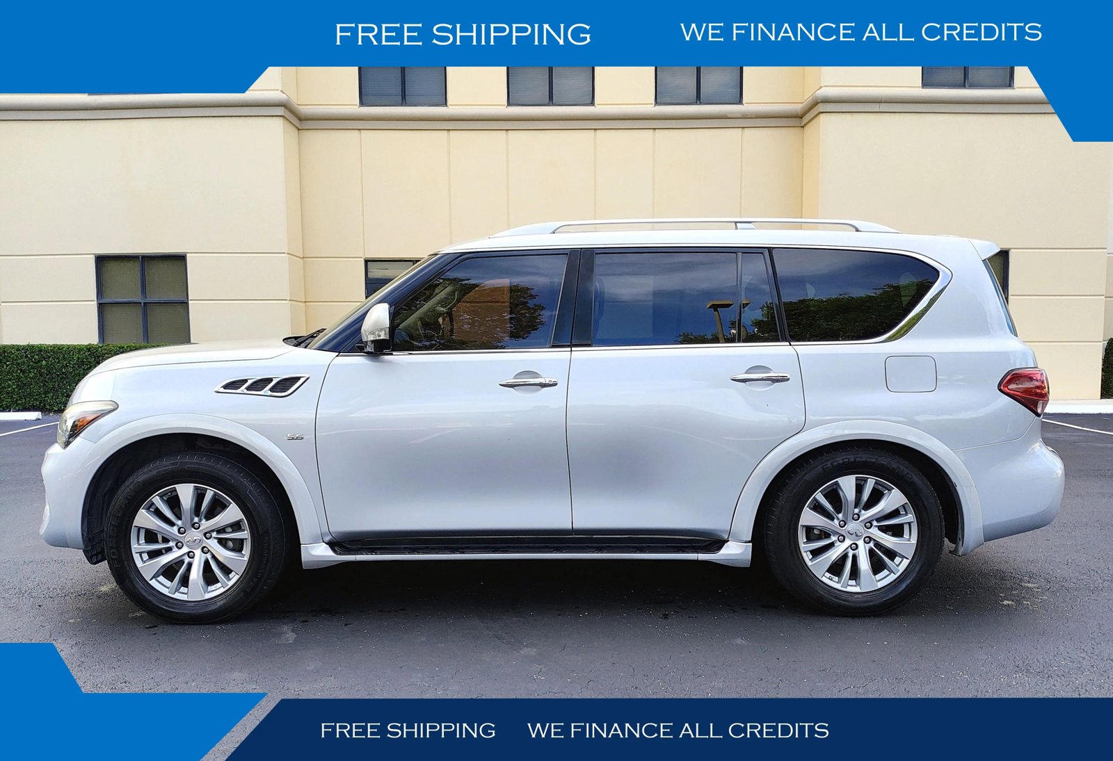 Used 2017 INFINITI QX80 Sport Utility 4D image 1