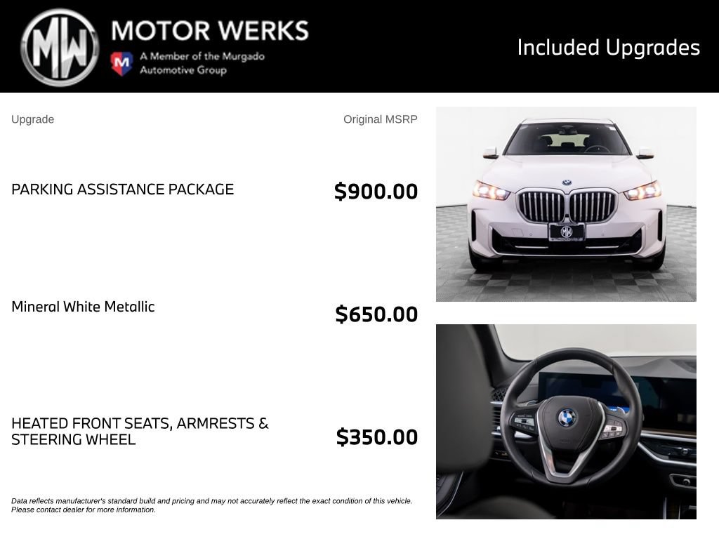Used 2024 BMW X5 xDrive50e w/ Parking Assistance Package AWD/4WD image 4