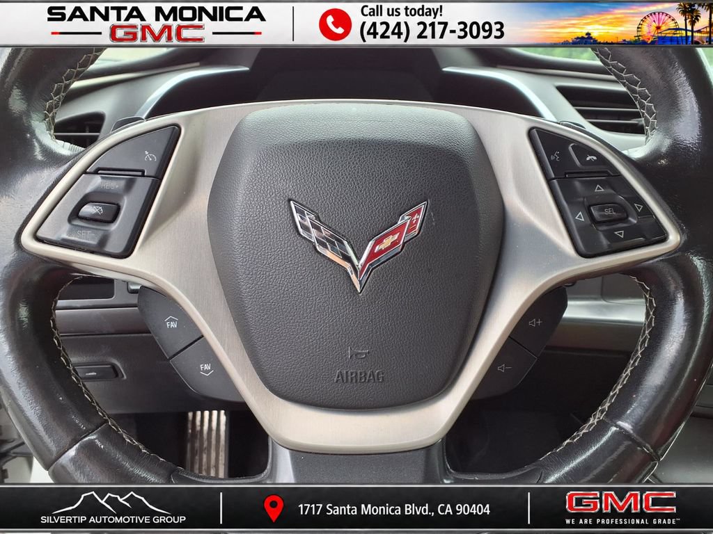 Certified 2016 Chevrolet Corvette Stingray Convertible w/ Carbon Flash Badge Package RWD image 10