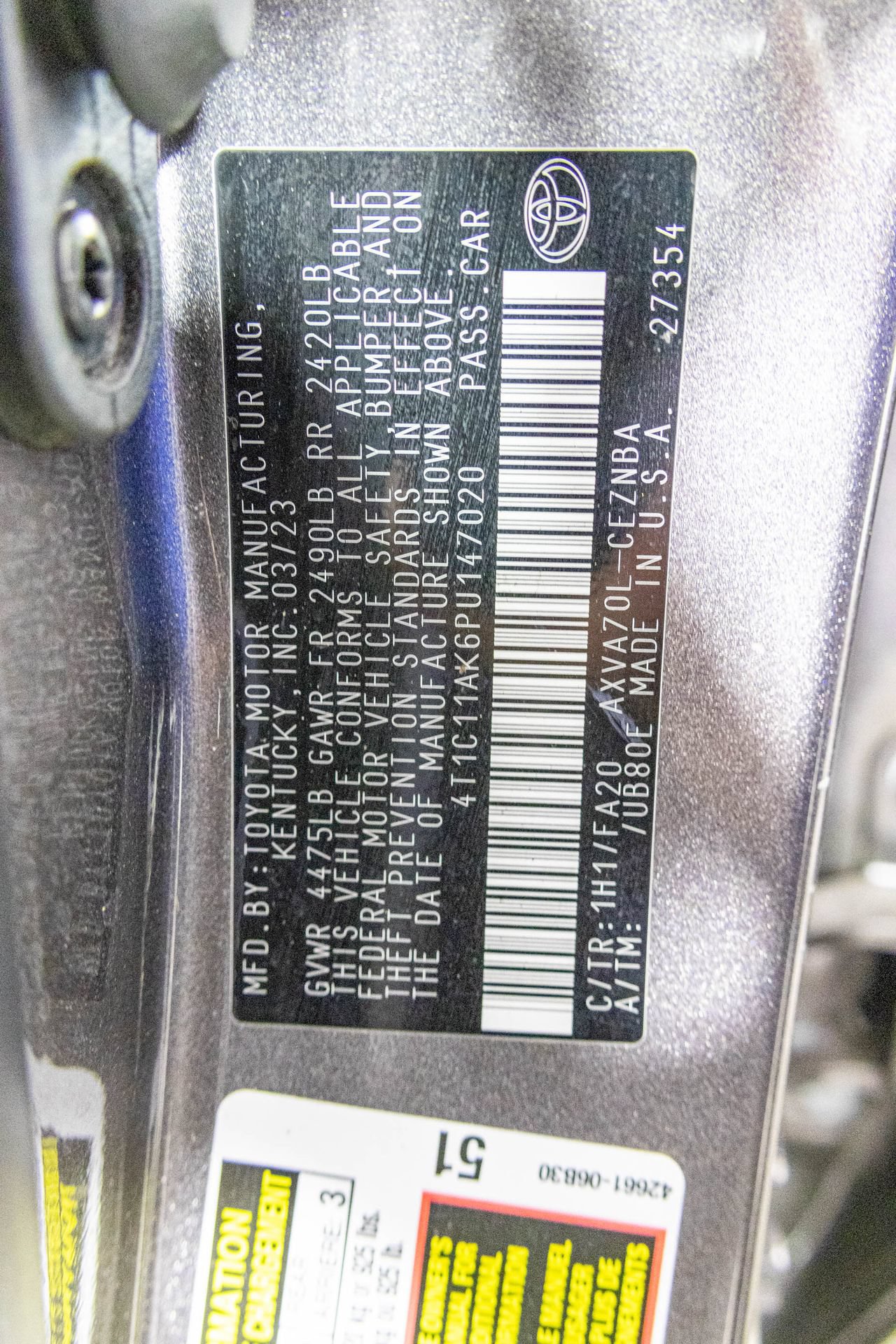 Used 2023 Toyota Camry LE FWD image 51