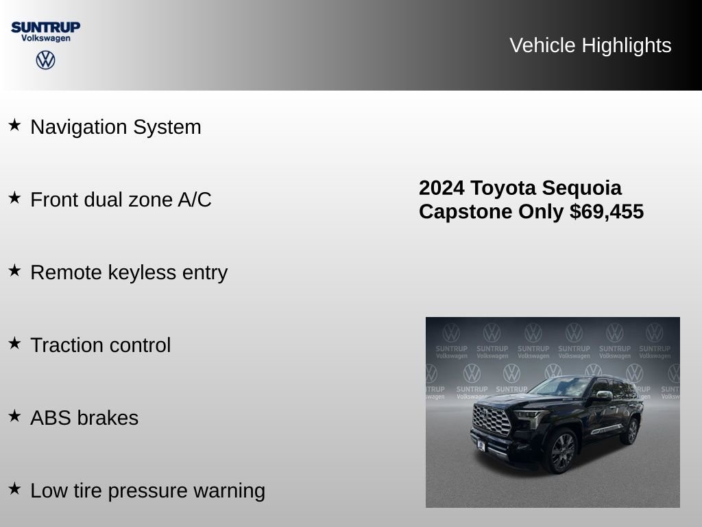 Used 2024 Toyota Sequoia Capstone AWD/4WD image 8