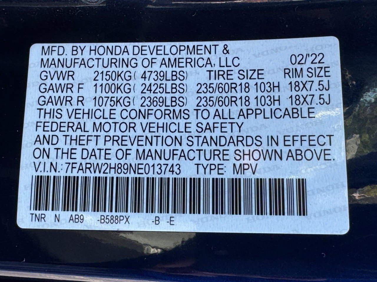 Certified 2022 Honda CR-V EX-L image 25
