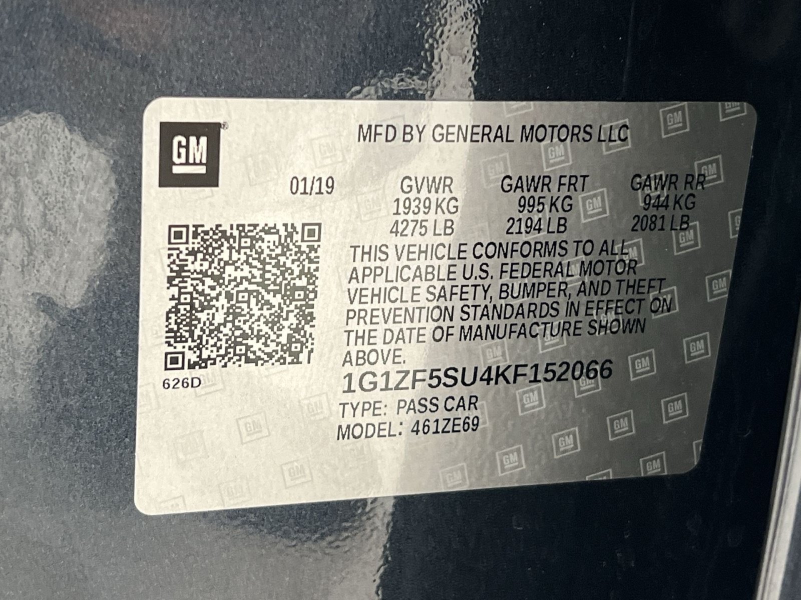 Used 2019 Chevrolet Malibu Hybrid w/ Leather Package FWD image 27