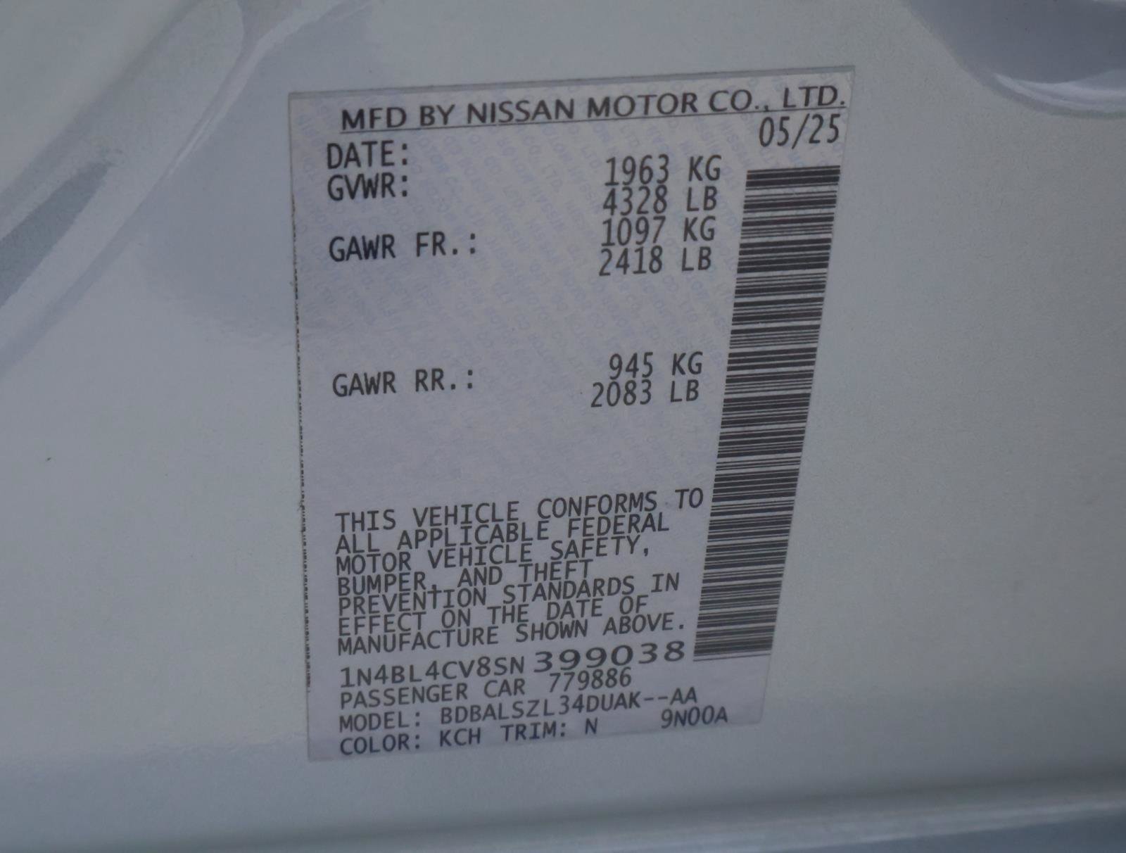 Used 2025 Nissan Altima 2.5 SR w/ SR Premium Package FWD image 21
