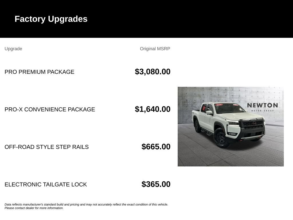 Used 2026 Nissan Frontier Pro-X w/ Pro Premium Package RWD image 6