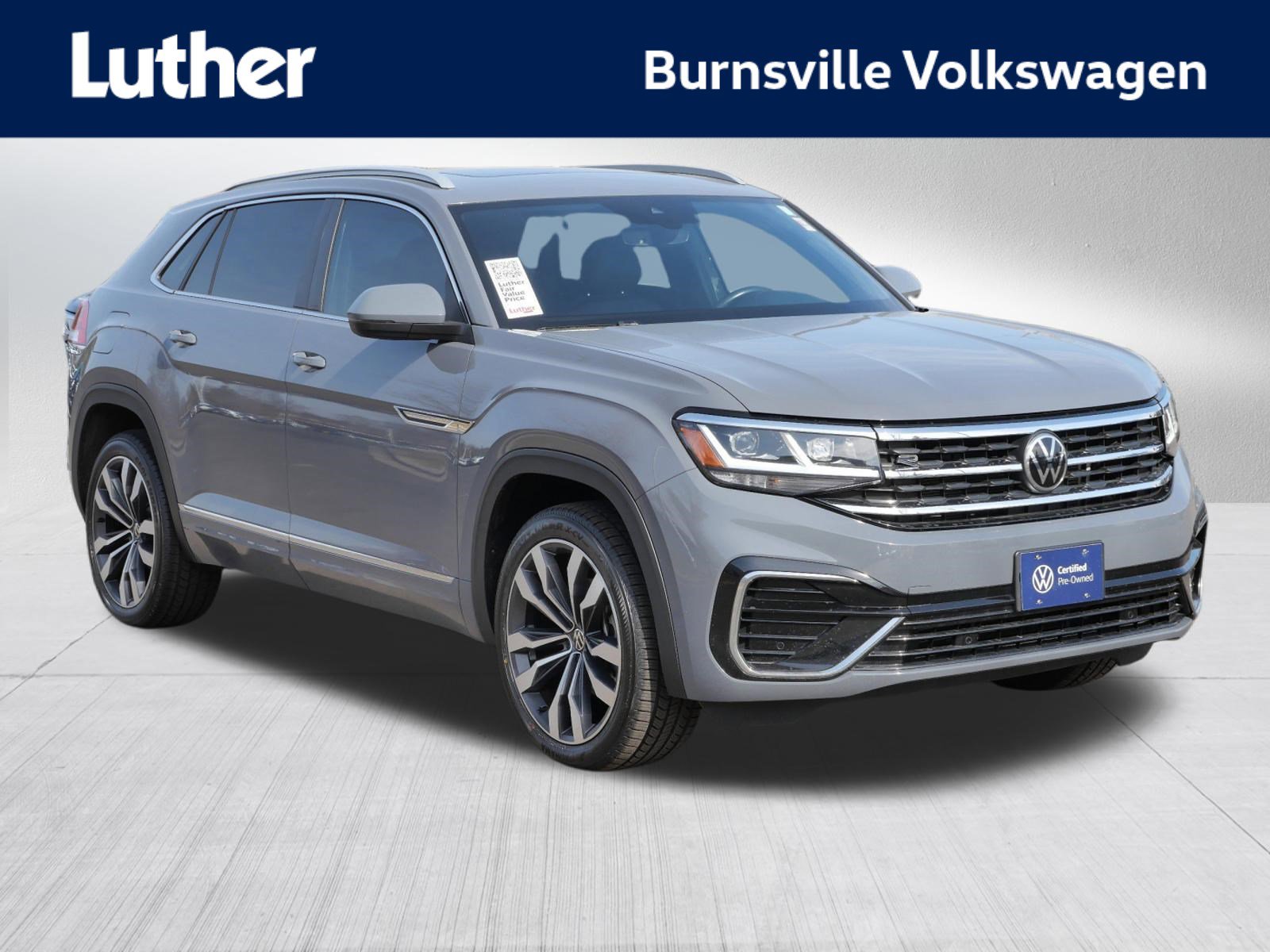 Certified 2021 Volkswagen Atlas Cross Sport SEL R-Line w/ Cross Sport MDO Package AWD/4WD image 1