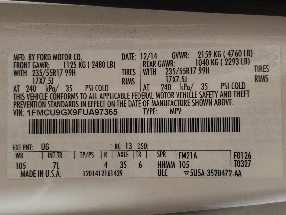 Used 2015 Ford Escape SE image 33