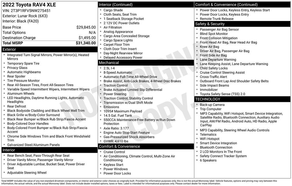 Used 2022 Toyota RAV4 XLE AWD/4WD image 34