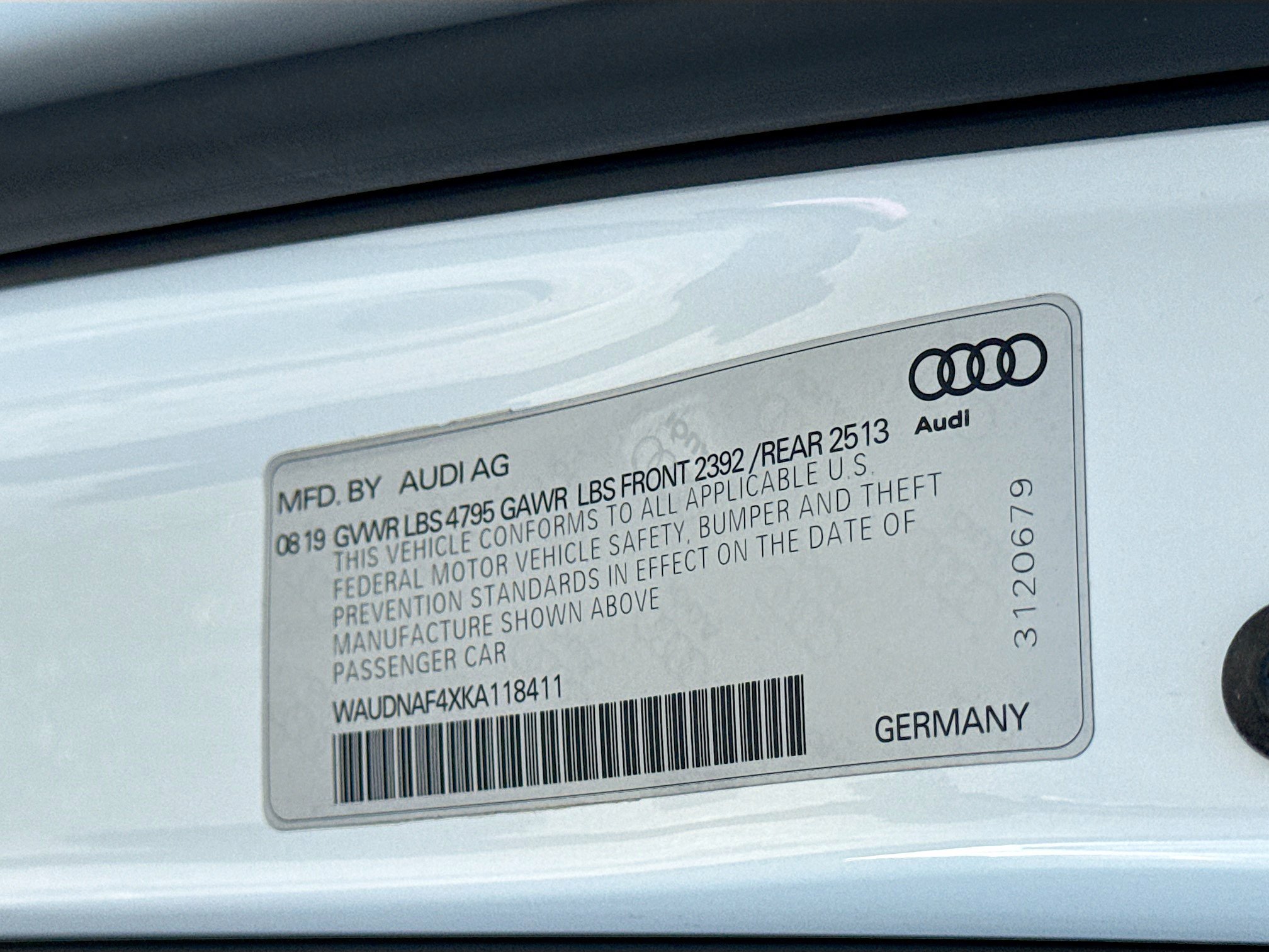 Used 2019 Audi A4 2.0T Premium w/ Convenience Package AWD/4WD image 43
